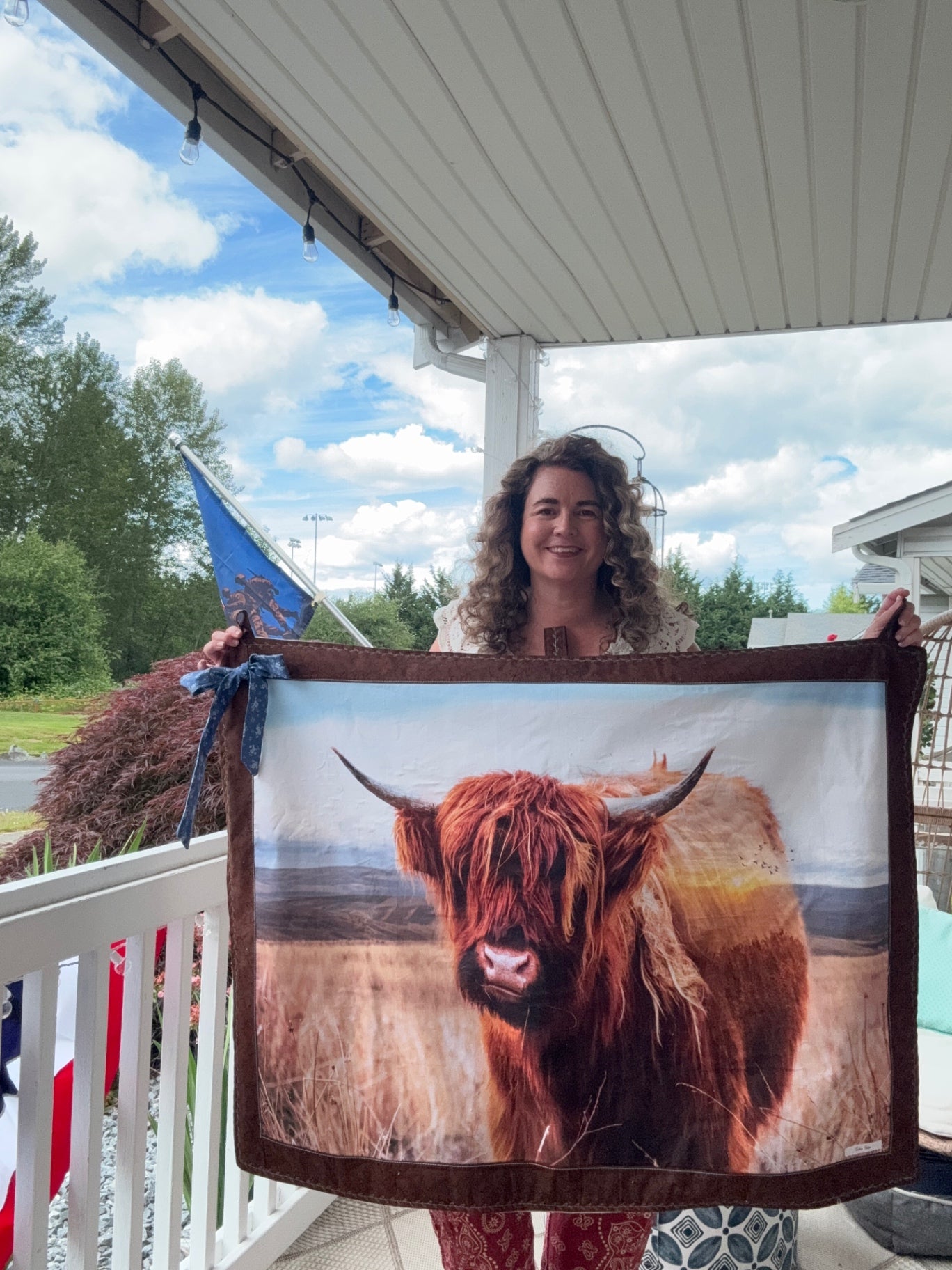 Highland Cow Tapestry 50x60 