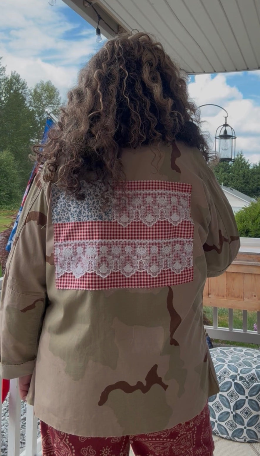 Desert Jacket with Glam Flag 