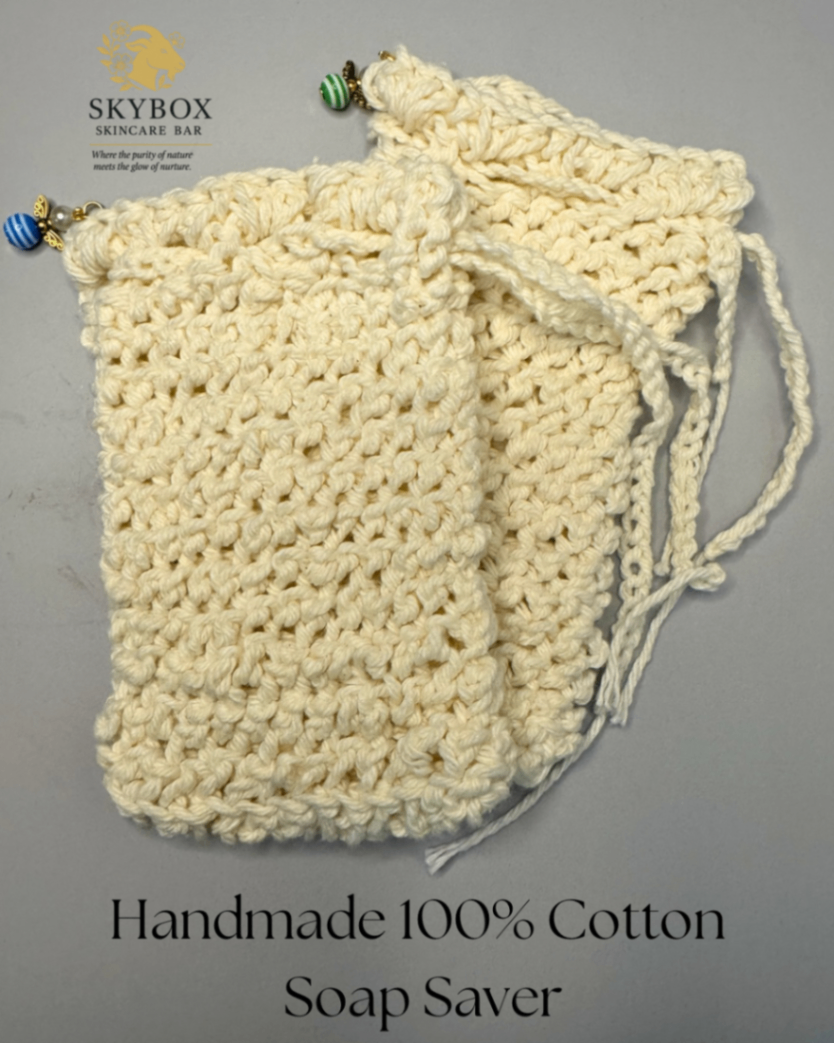 Handmade 100% Cotton Soap Saver Bags