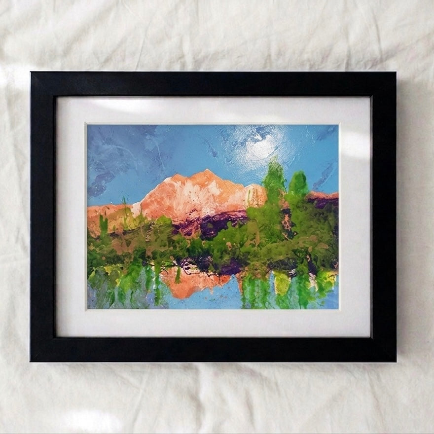 From Picture Lake (with frame)