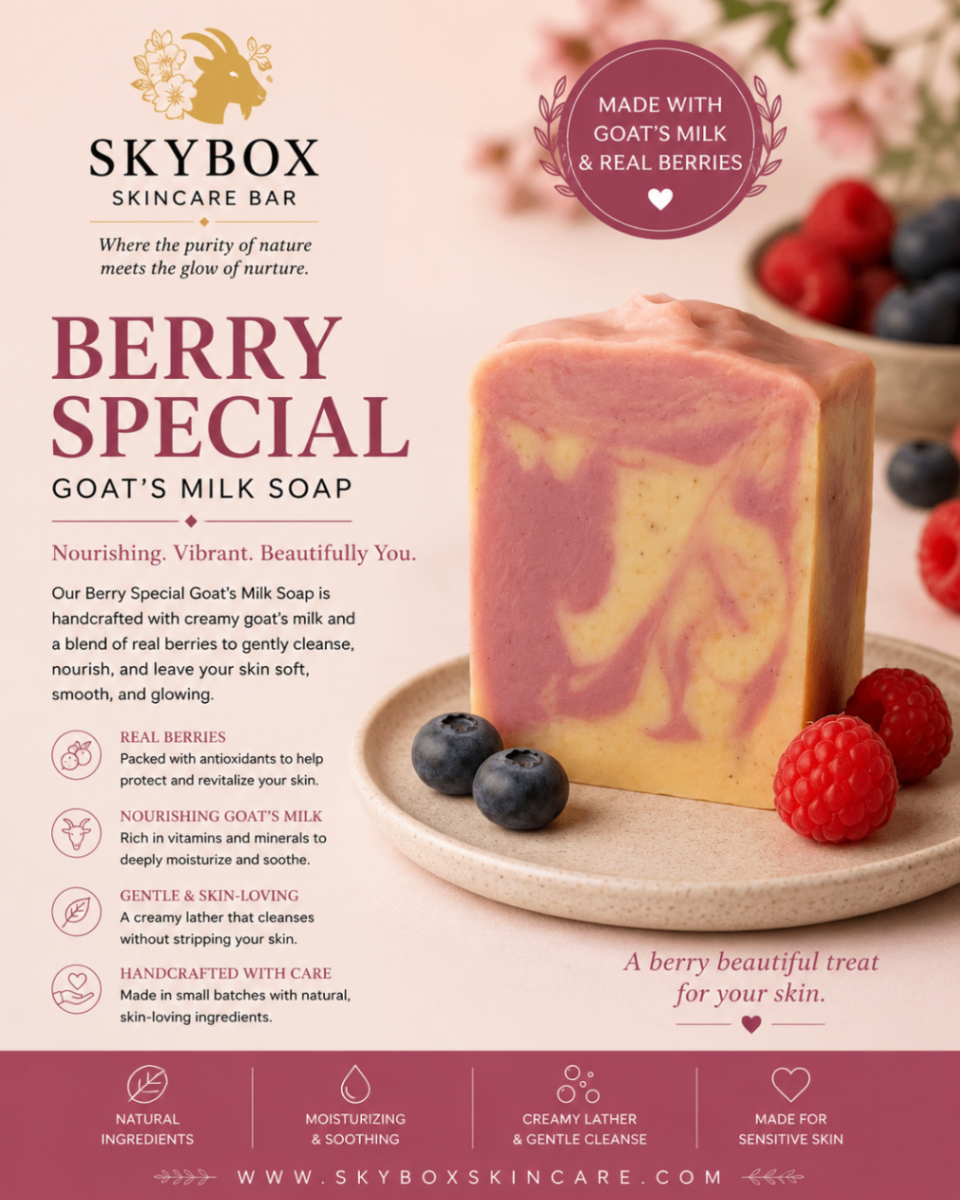 Berry Special Goat's Milk Soap