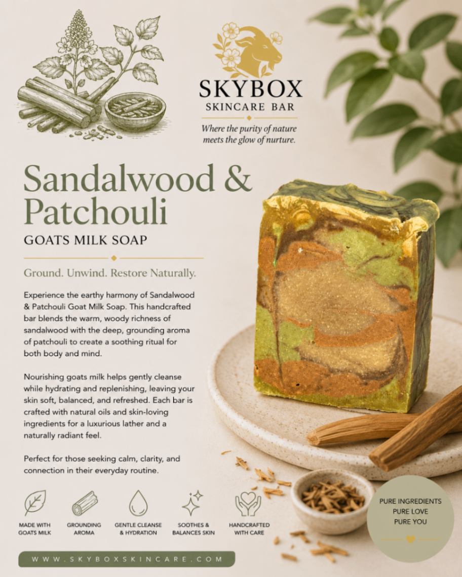 Sandalwood & Patchouli Goat's Milk Soap