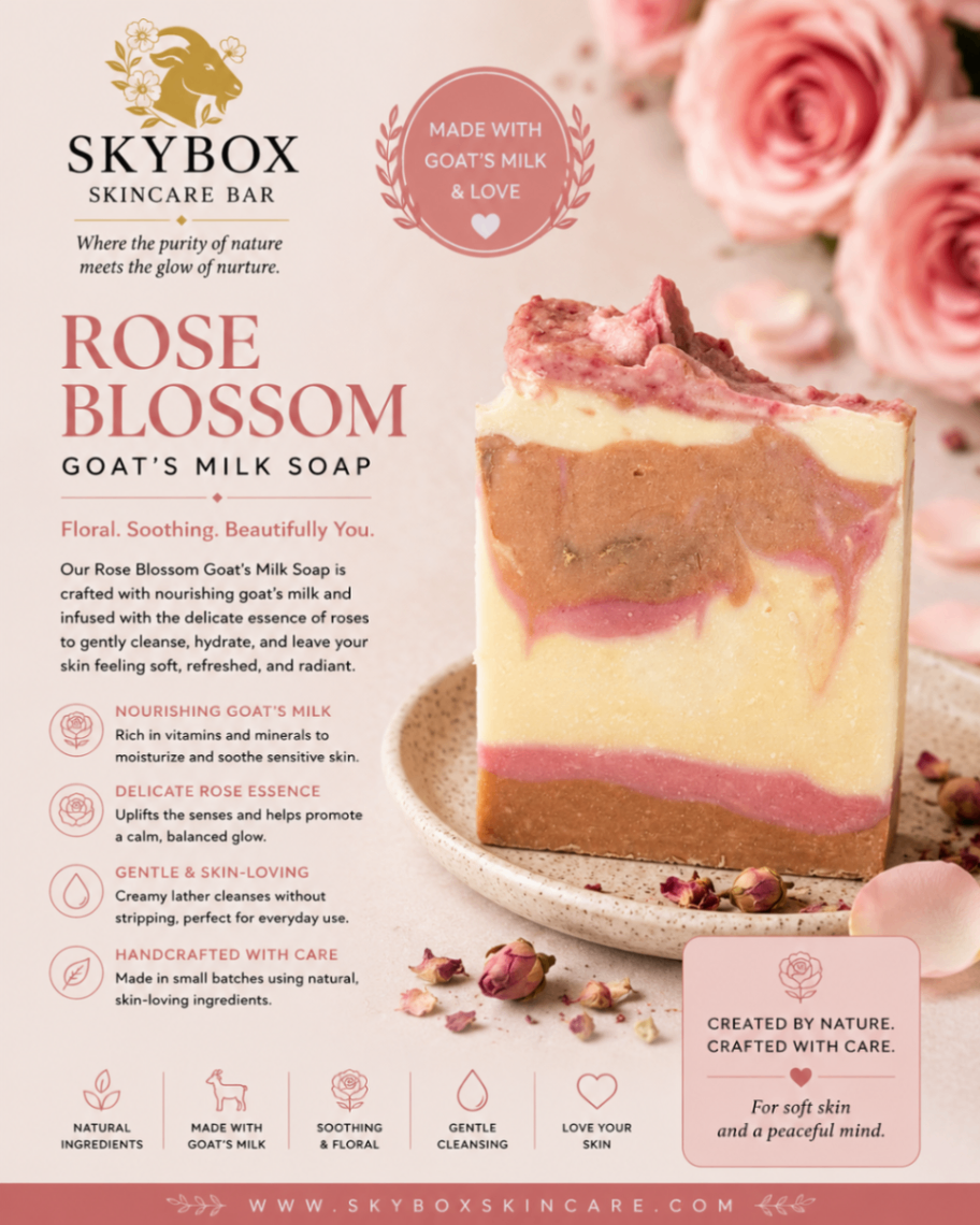 Rose Blossom Goat's Milk Soap