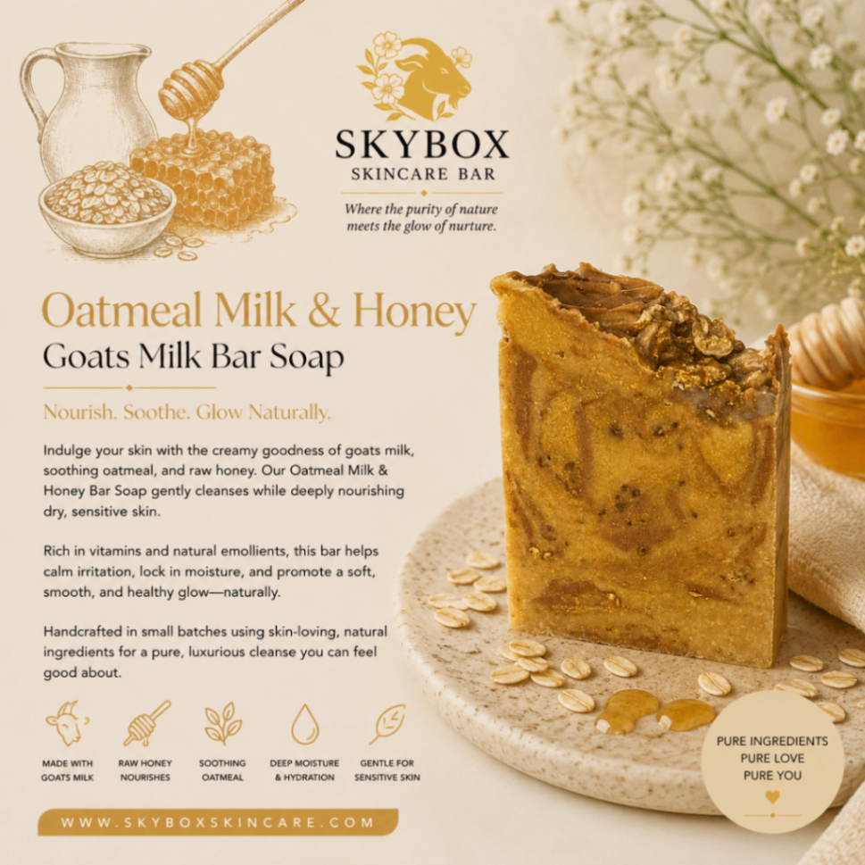 Oatmeal Milk & Honey Goat's Milk Soap