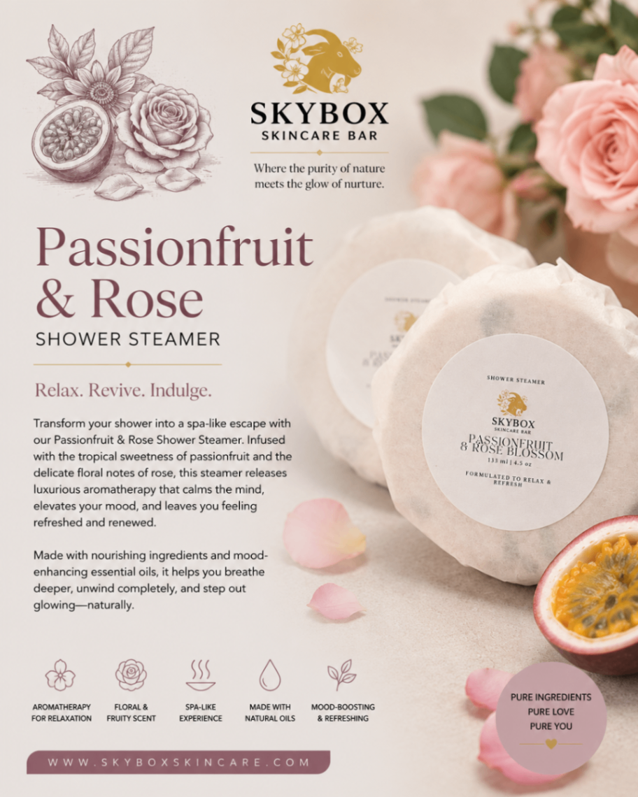 Passionfruit & Rose Shower Steamer