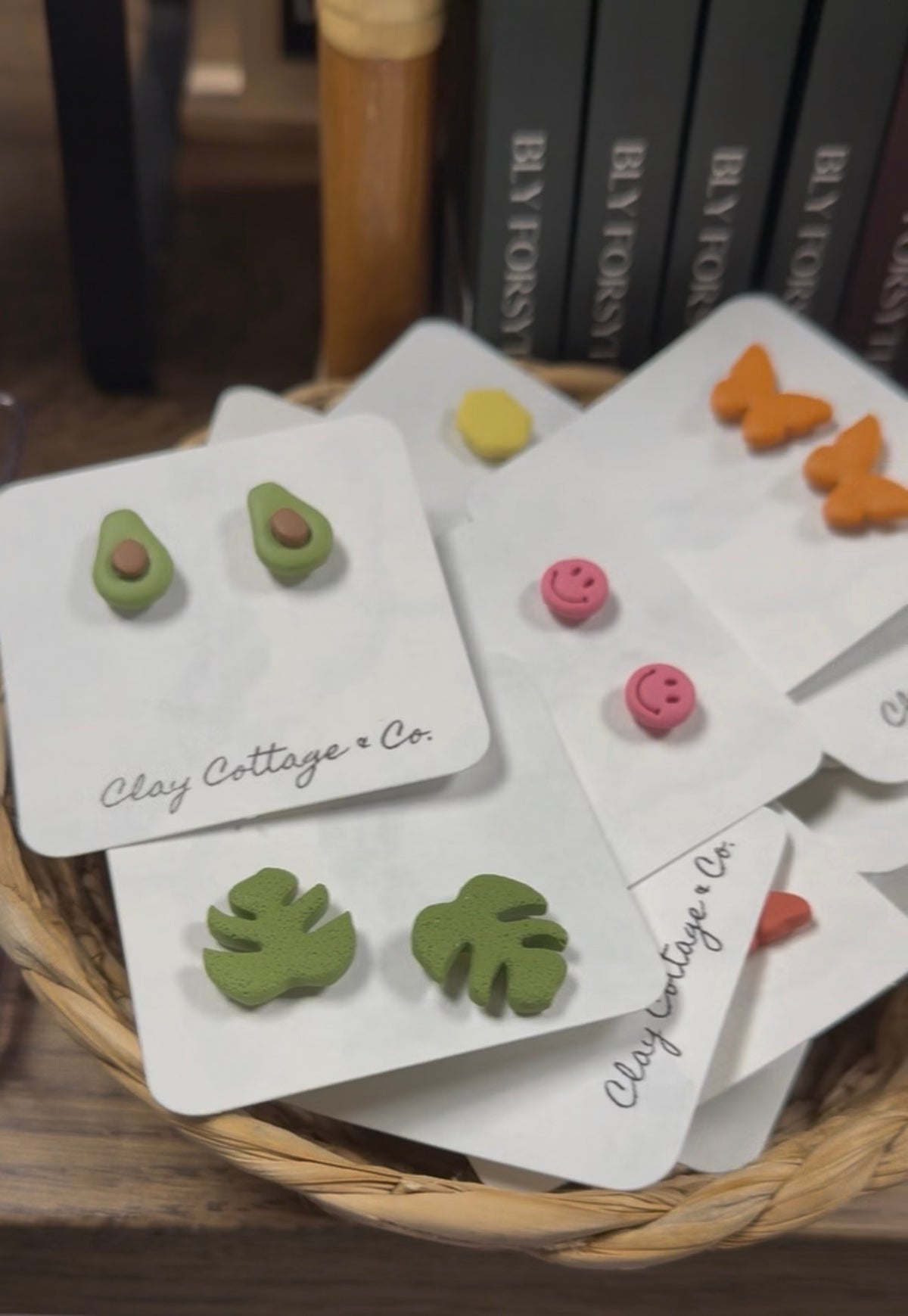 Clay Cottage & Co. Handmade Clay Stud