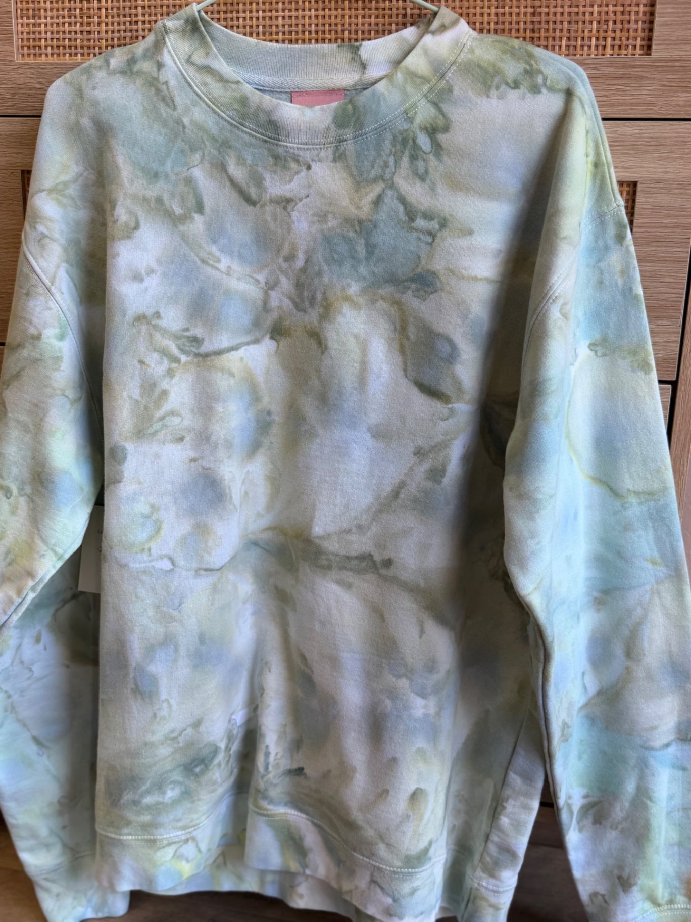 goonie threads Crewneck Large foogy dew
