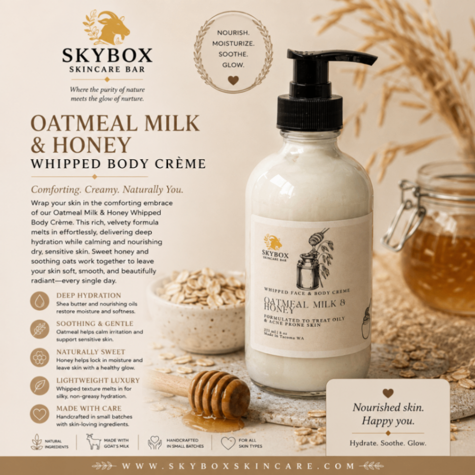 Oatmeal Milk & Honey Whipped Body Creme