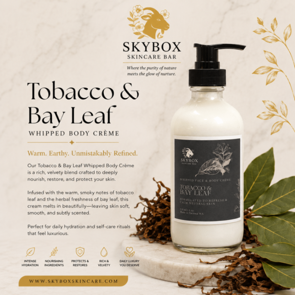 Tobacco & Bay Leaf Whipped Body Creme