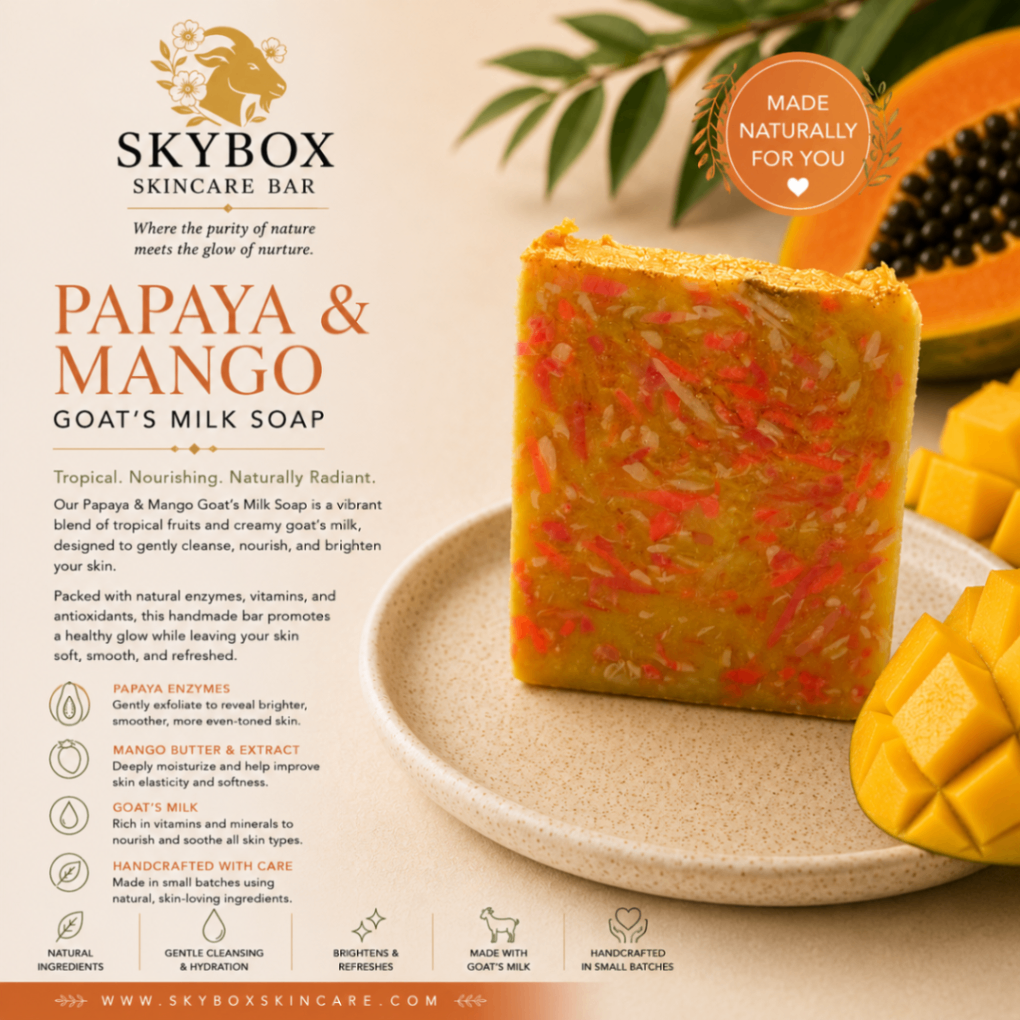 Papaya & Mango Goat’s Milk Soap