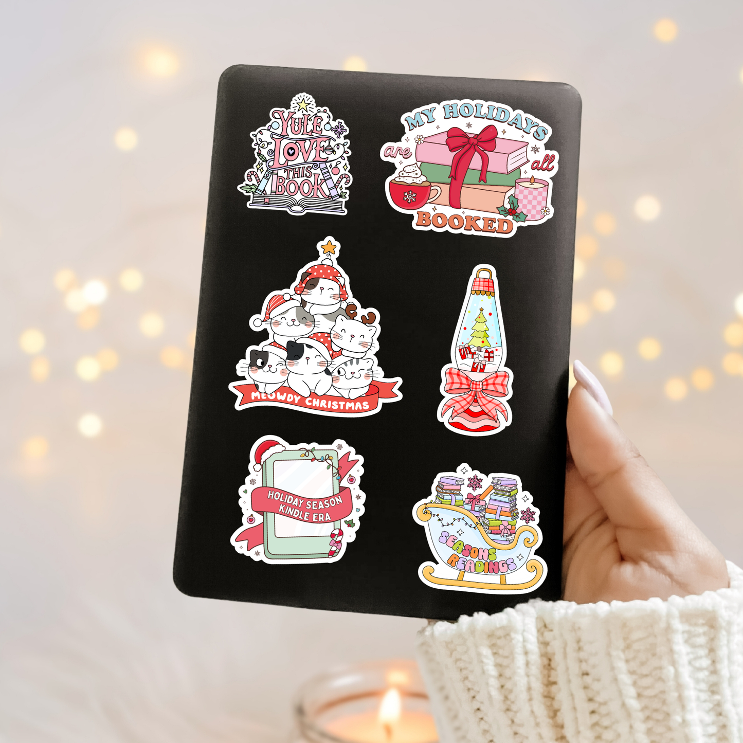 Meowdy Christmas Sticker 