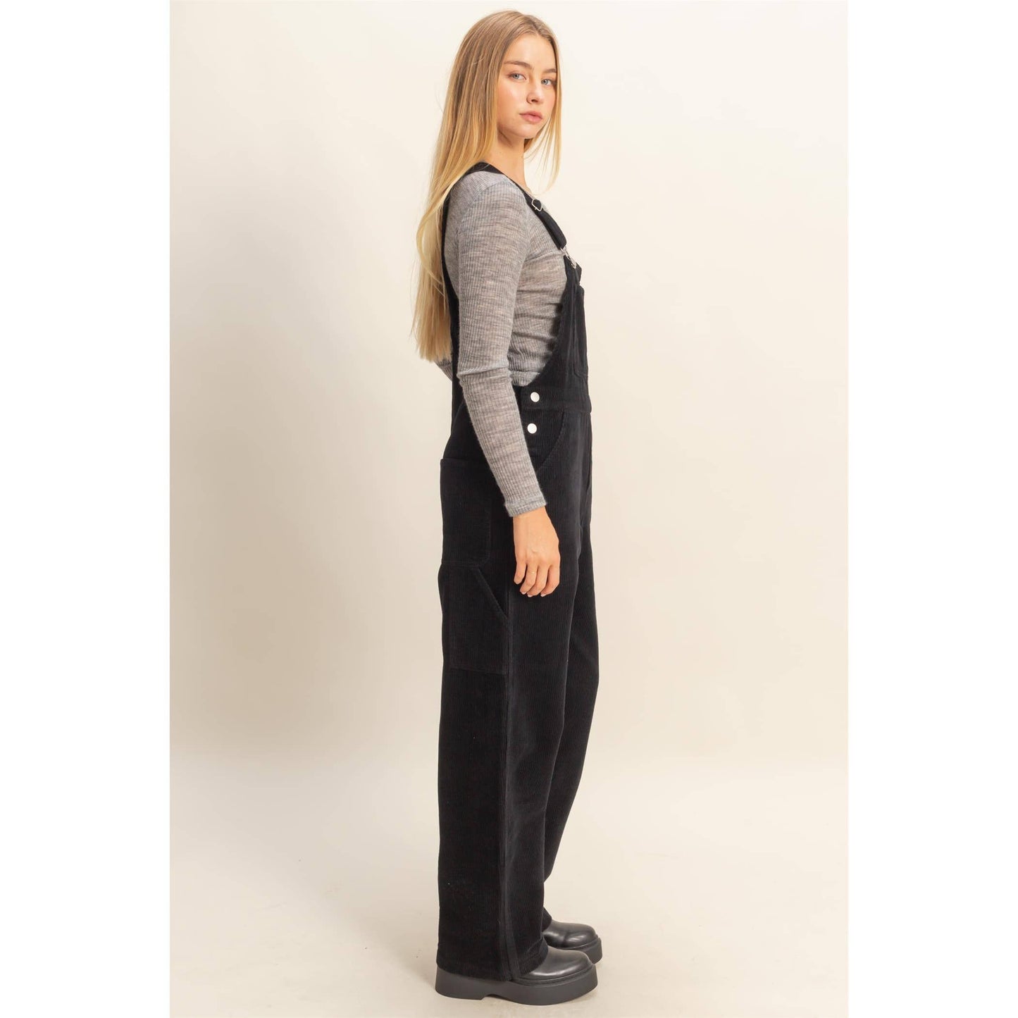 Mineral Washed Corduroy Overall