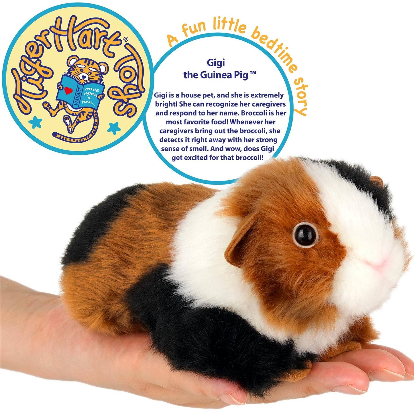 Gigi The Guinea Pig | 7 Inch Stuffed Animal Plush | By Tiger