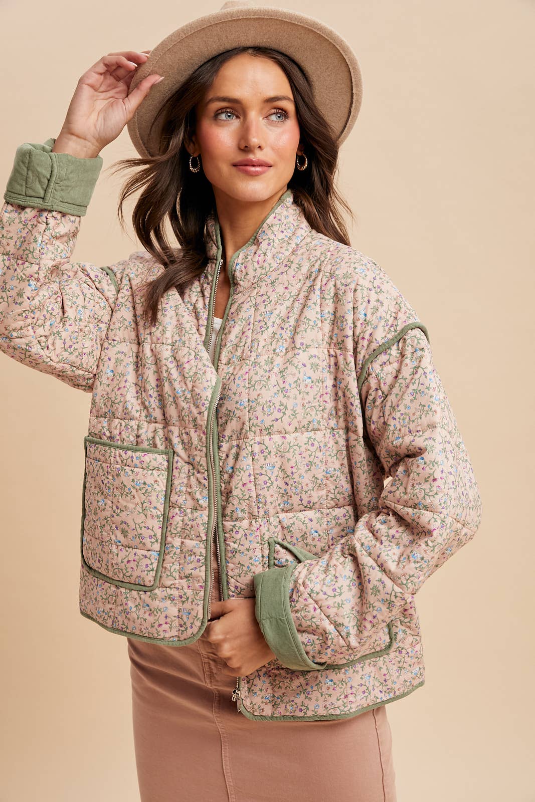 COTTON QUILTED PUFFER JACKET