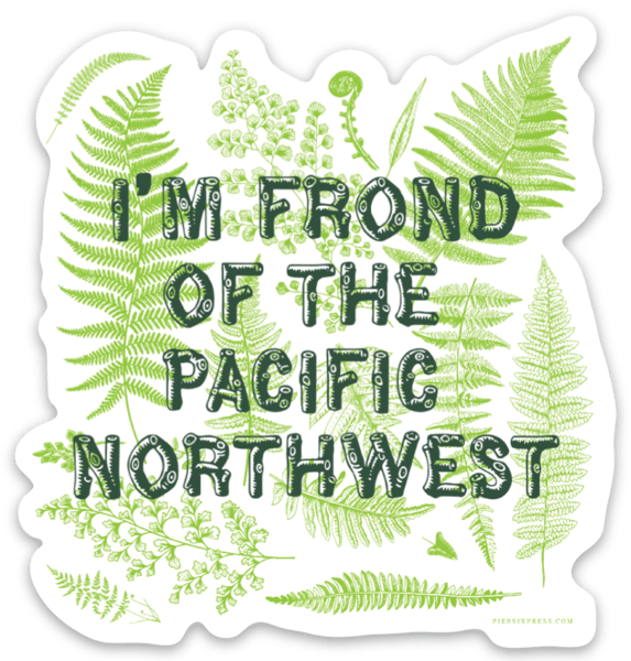 Pacific Northwest Pun Sticker