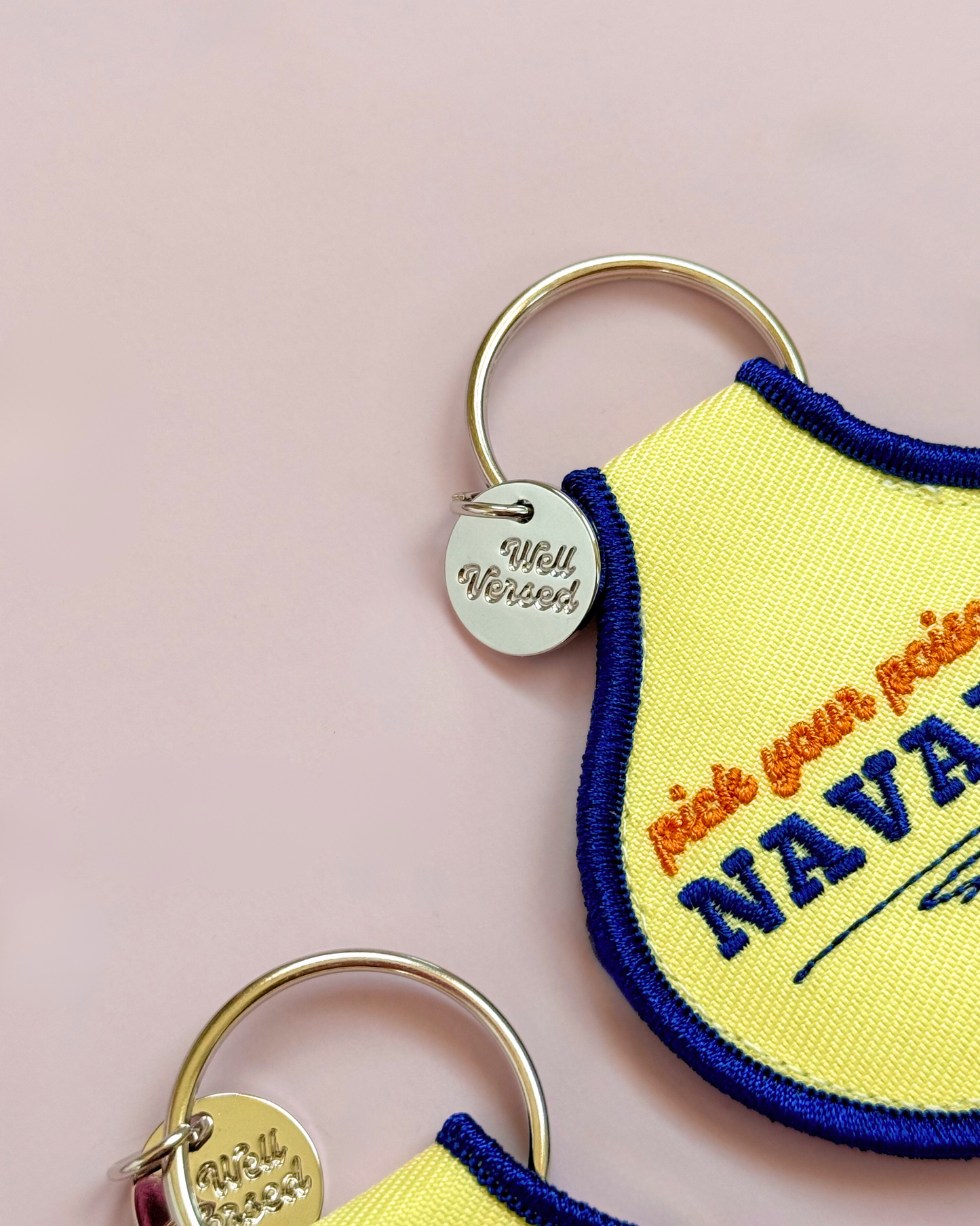 Pick your Poison | Bookish Embroidered Keychain
