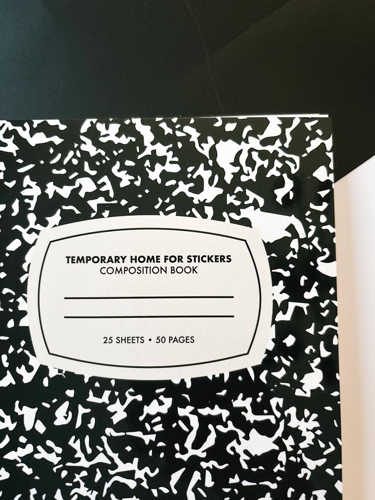 Composition Reusable Sticker Book