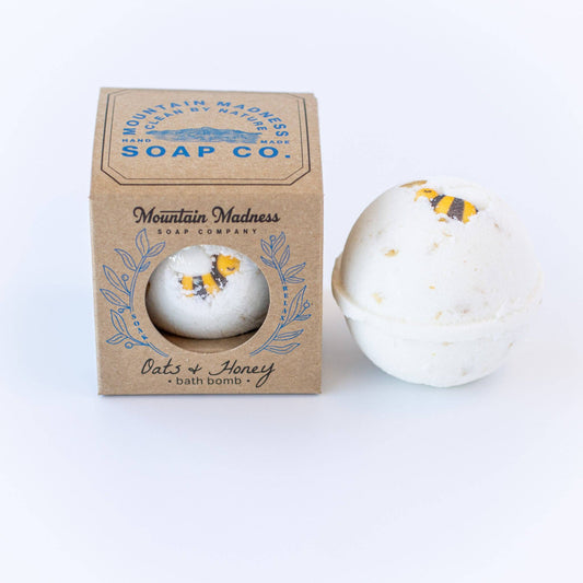 Oats & Honey Bath Bomb | Gentle Oatmeal & Honey
