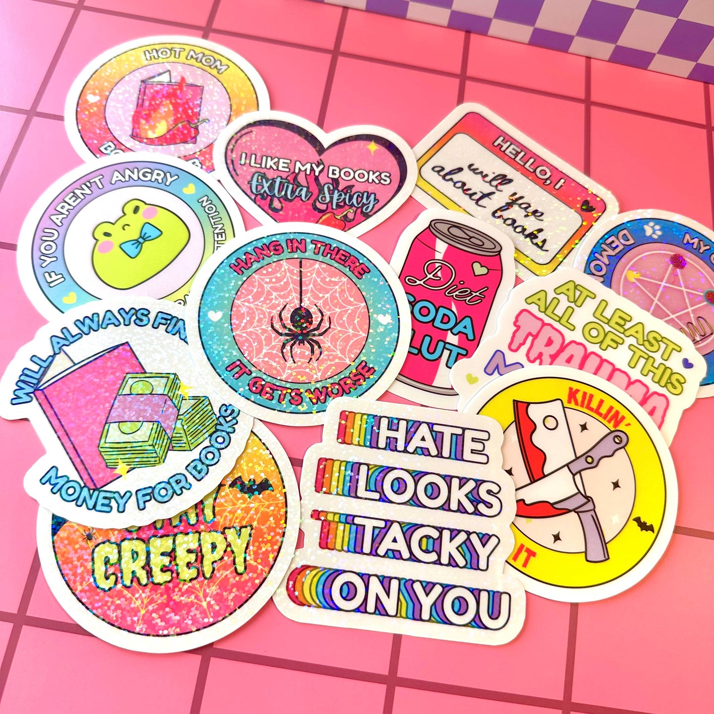 Dark Humor Trauma Funny Waterproof Vinyl Sticker