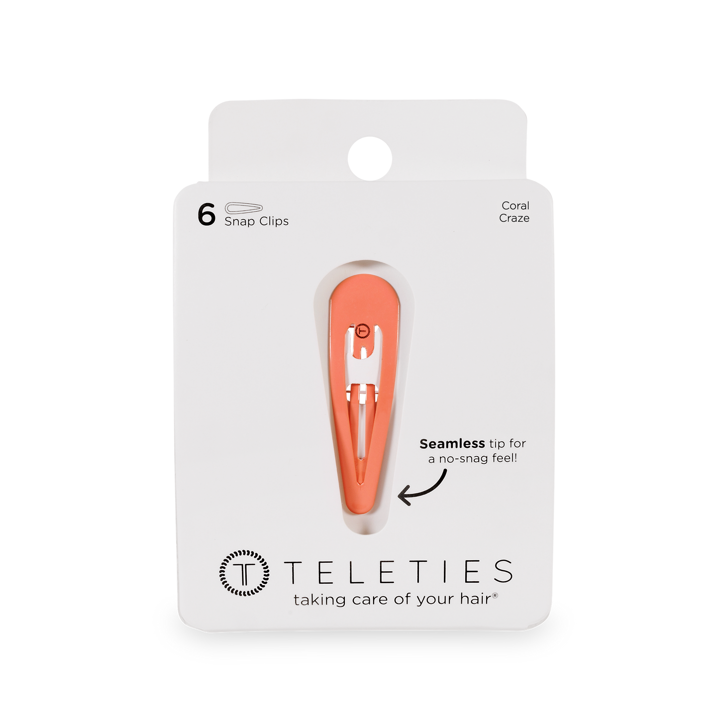 Snap Clip | Coral Craze | 6 Count