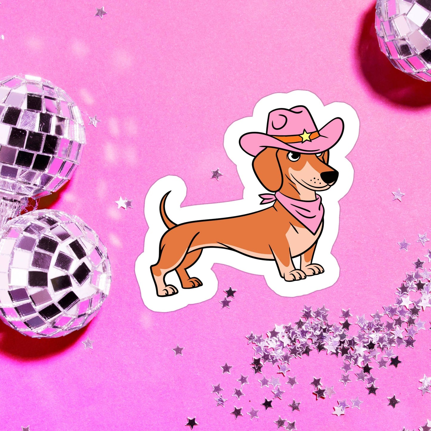 Dog Mom Dogs Funny Dachshund Waterproof Vinyl Sticker