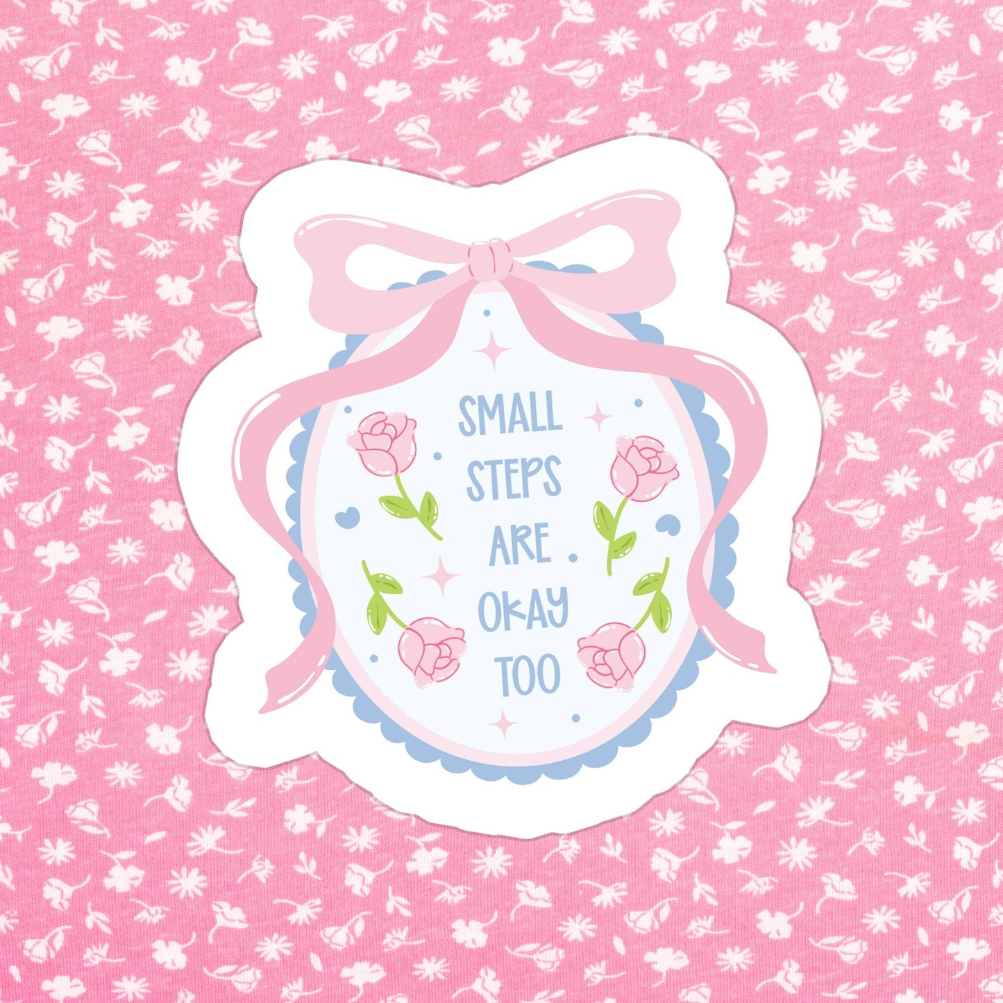 Self Love Mental Health Quote Waterproof Vinyl Sticker