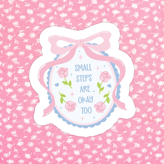 Self Love Mental Health Quote Waterproof Vinyl Sticker