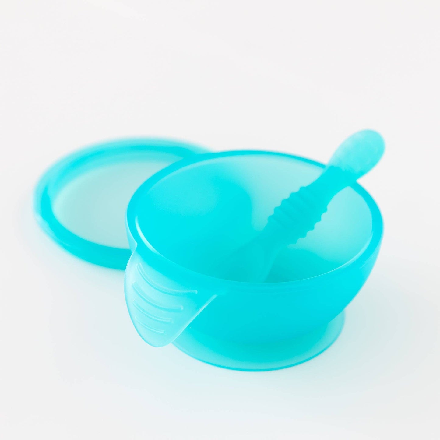 Silicone First Feeding Set: Blue Jelly