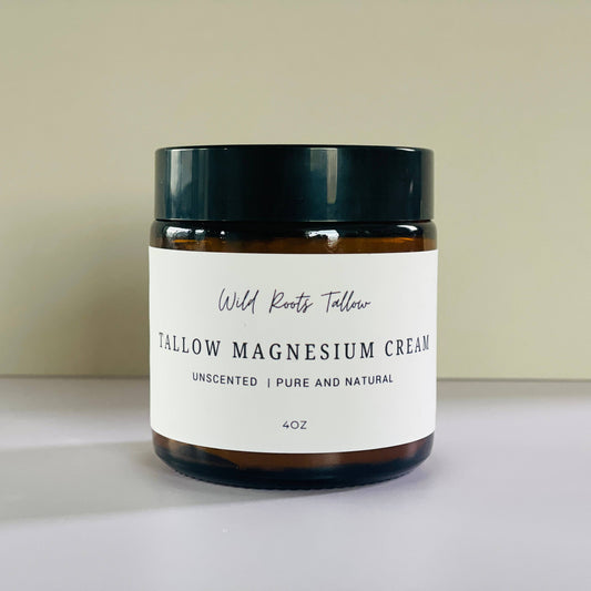 Tallow Magnesium Cream | Sore Muscle + Sleep Aid