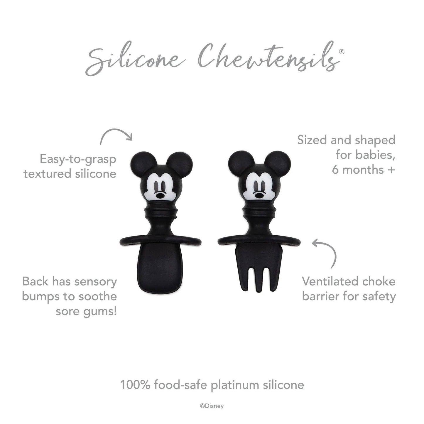 Silicone Chewtensils®: Mickey Mouse