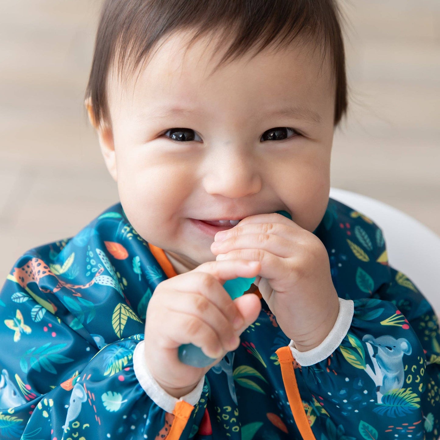 Silicone First Feeding Set: Blue Jelly