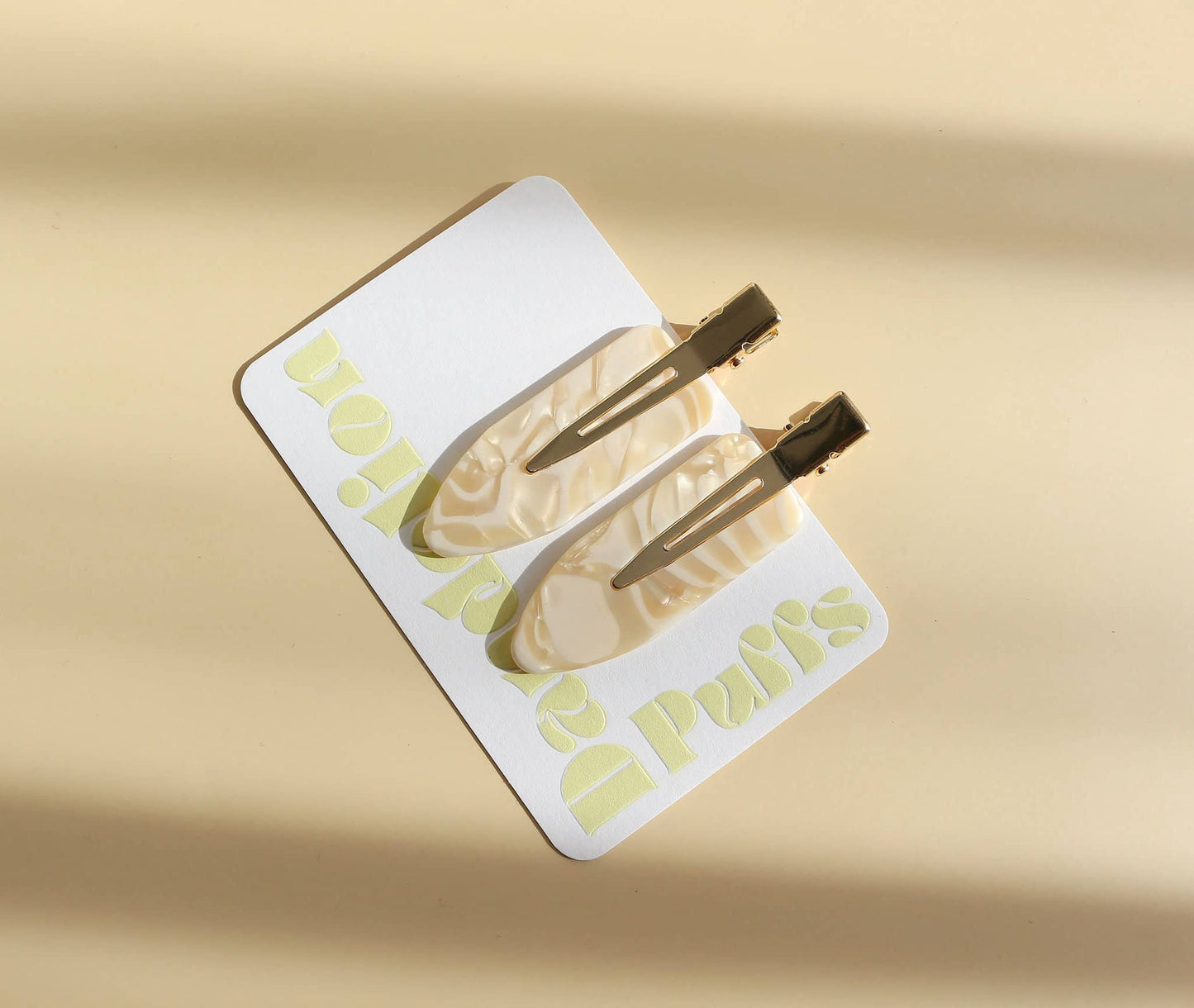 No Crease Makeup Styling Hair Clips Set of 2