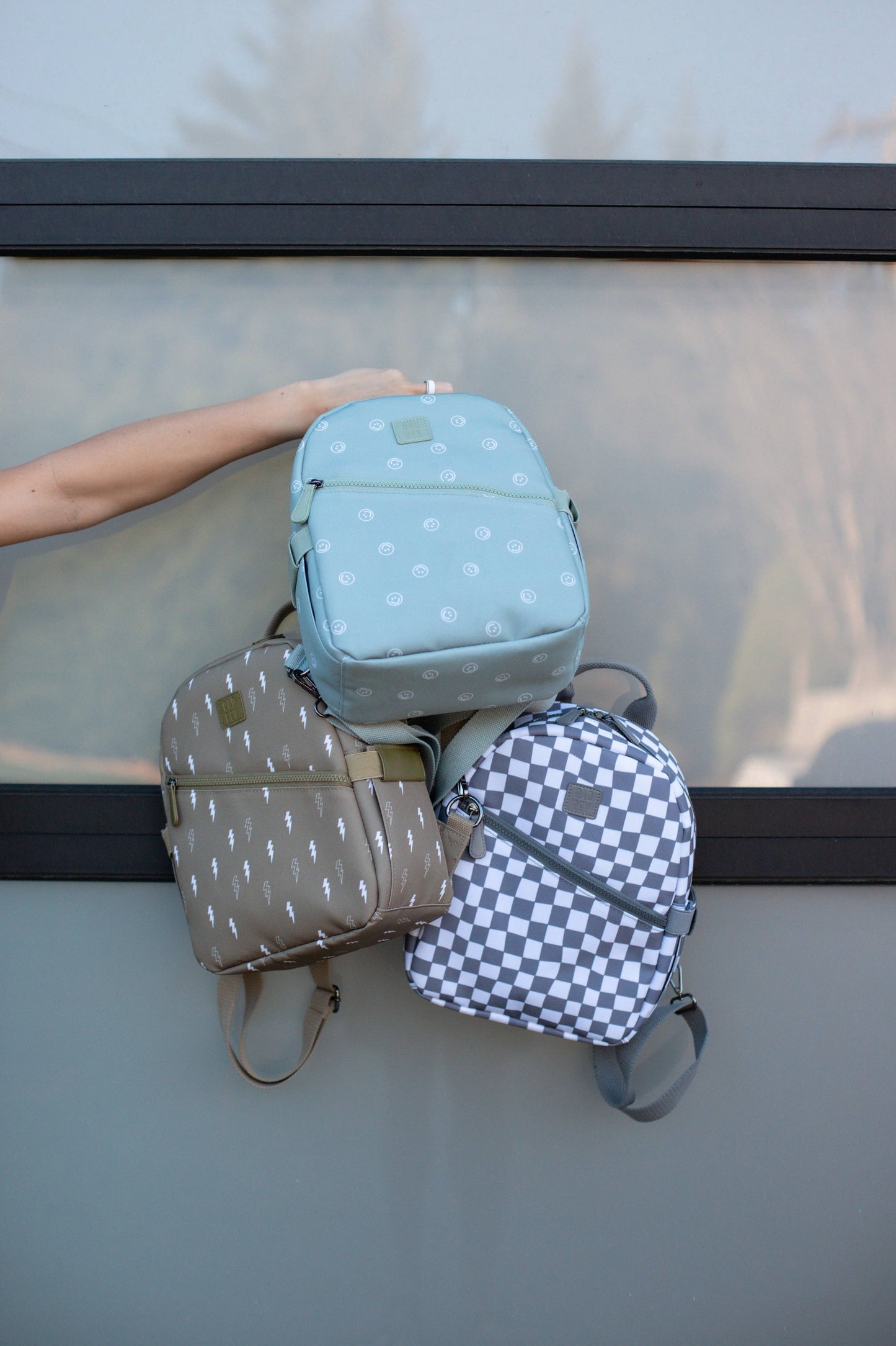 Canvas MINI in Grey Check