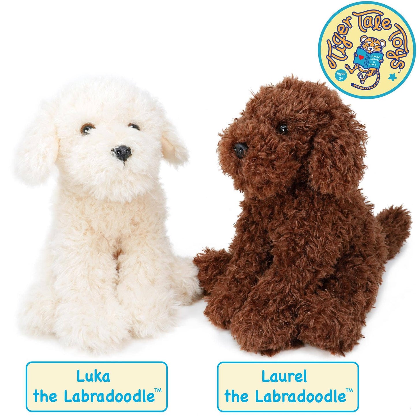 Laurel The Labradoodle | 12 Inch Stuffed Animal Plush | By T