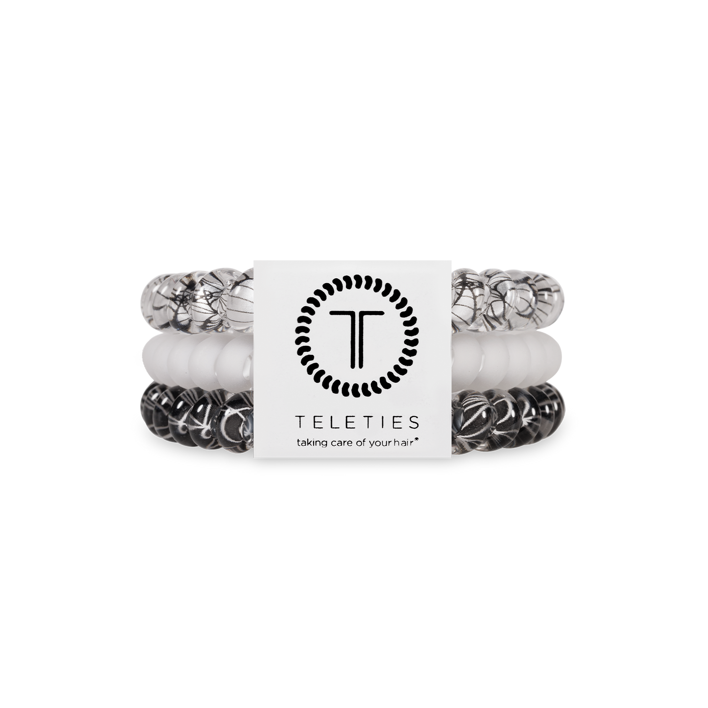 Spiral Hair Coils | Small | Webbed Hair Ties