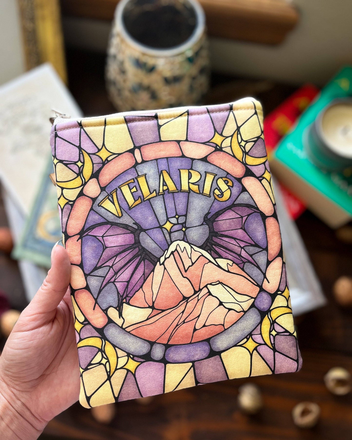 ACOTAR Velaris Padded Kindle Sleeve w Zipper Book Lover Gift
