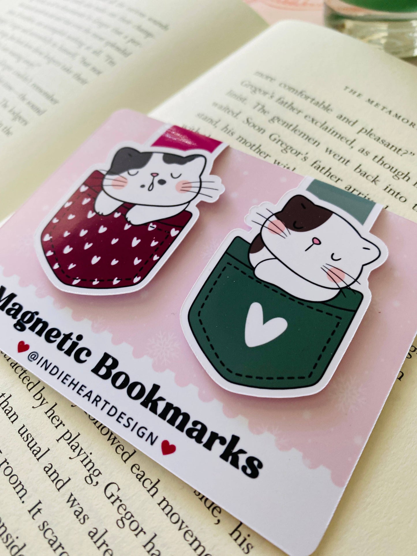 Holiday Magnetic Bookmark Gift Set – Pocket Kittens