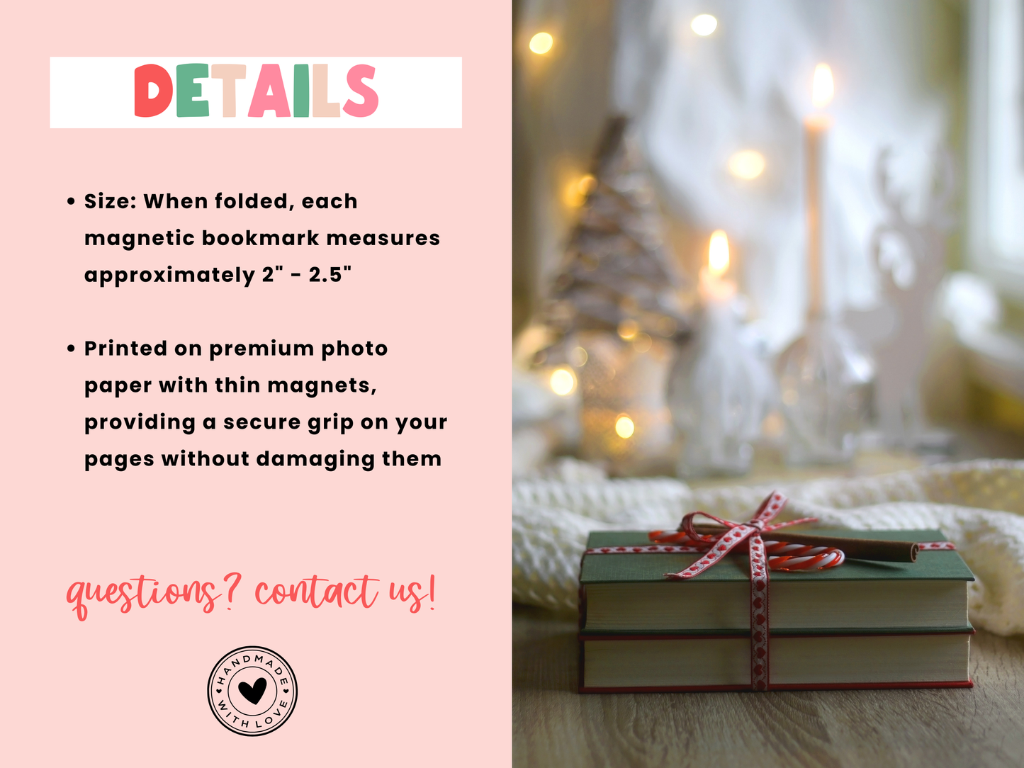 Holiday Magnetic Bookmark Gift Set – Pocket Kittens