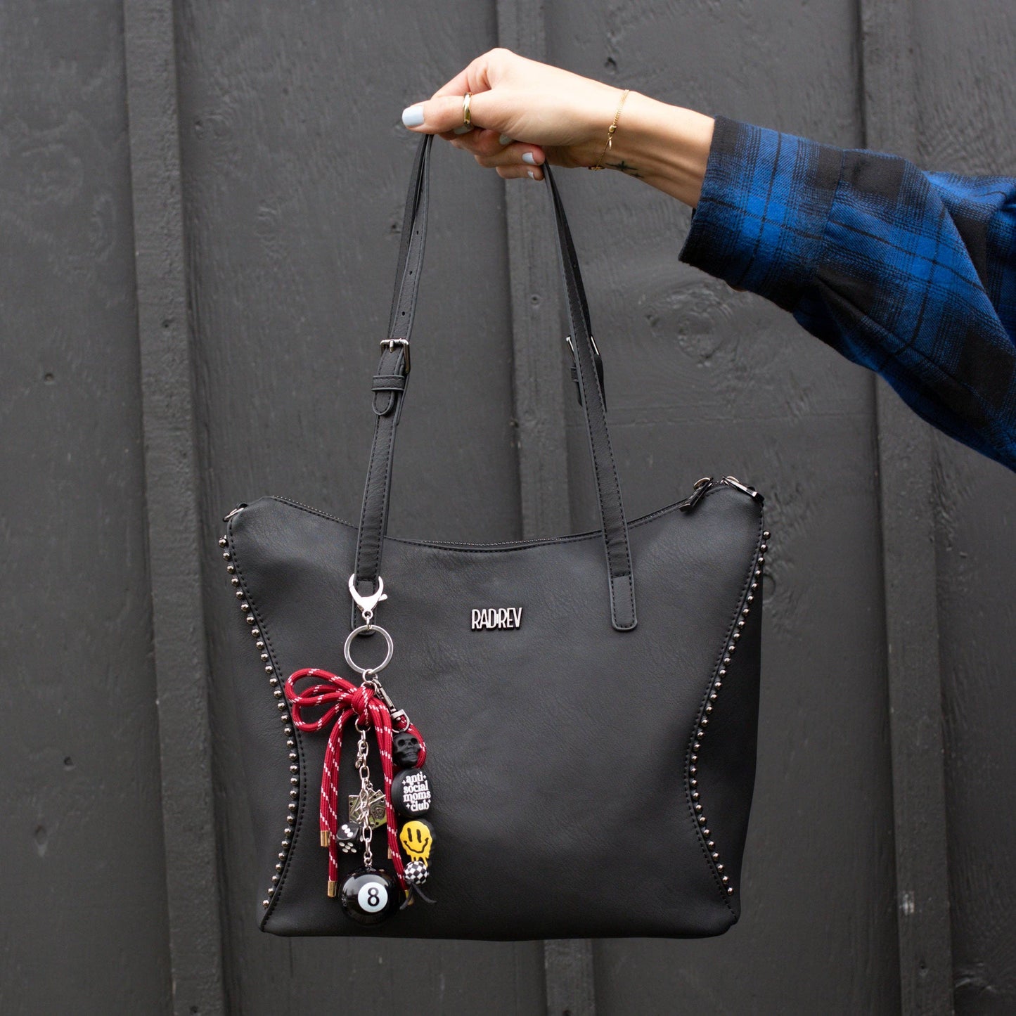 Bubble Tote in Matte Black