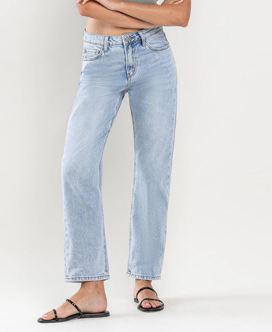 HIGH RISE ANKLE STRAIGHT JEANS LV1131