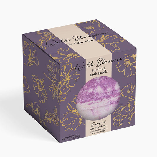 Wild Blossom Soothing Bath Bomb - Tranquil Lavender