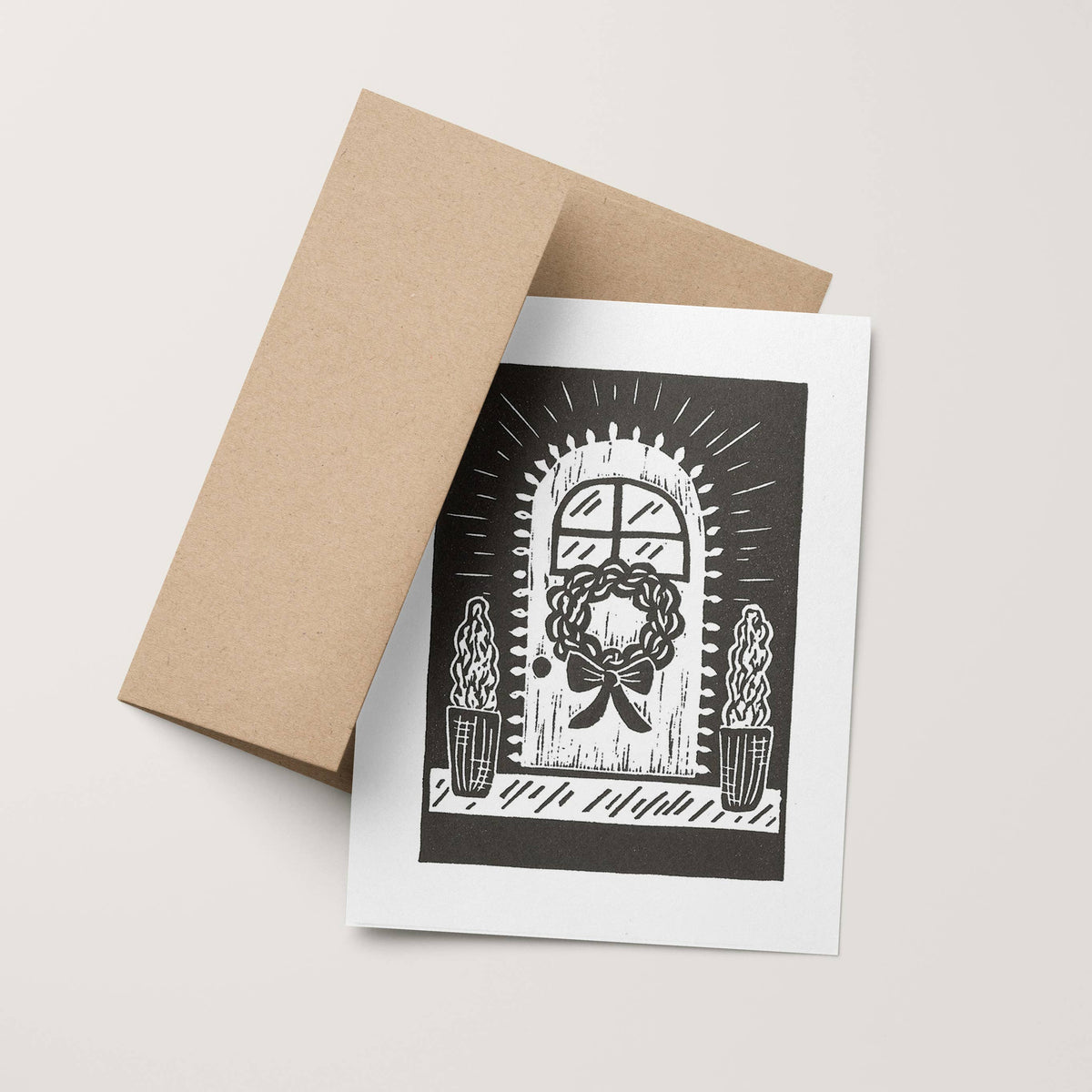 Christmas Wreath Holiday Card