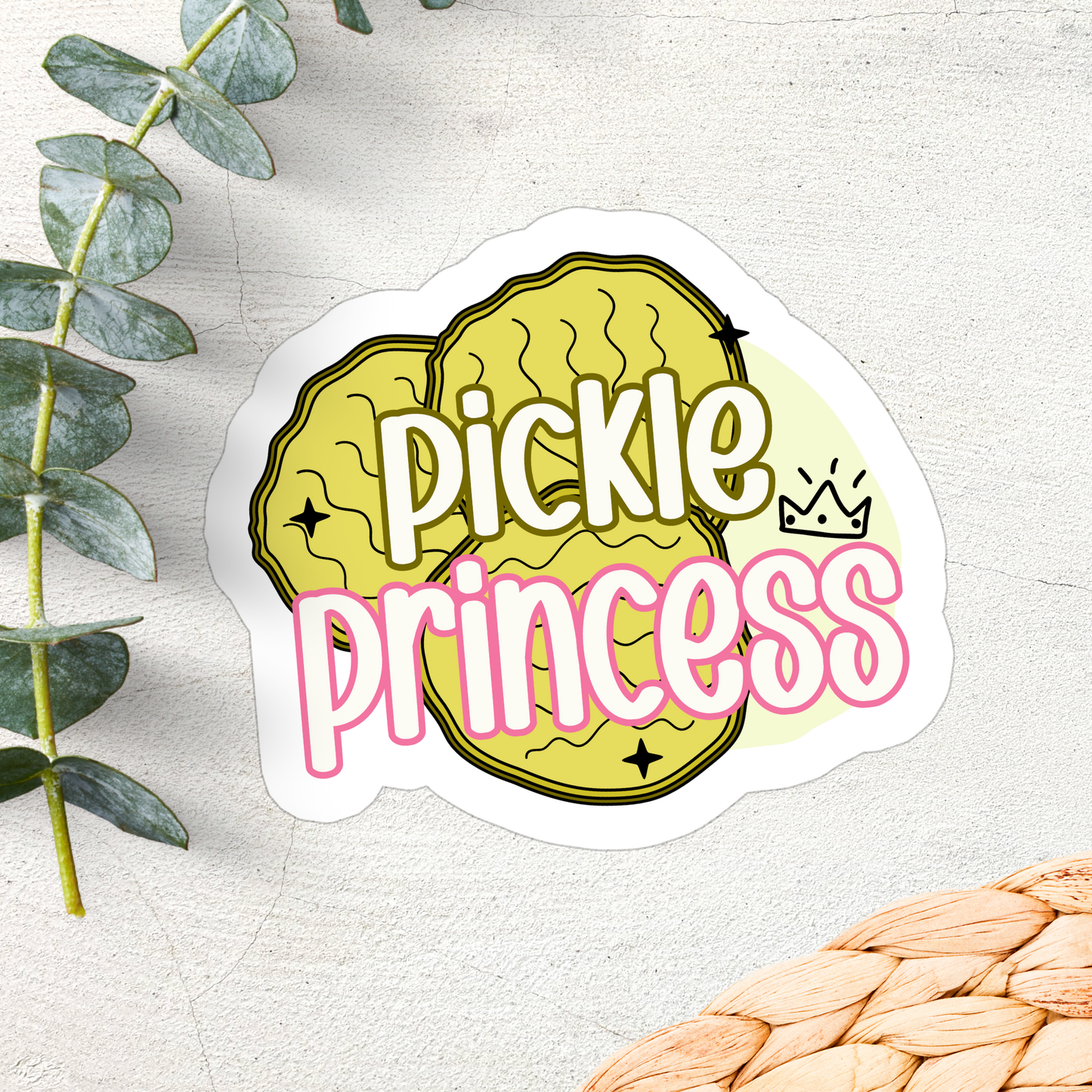 Coquette Pickles Pickle Lover Food Waterproof Vinyl Sticker