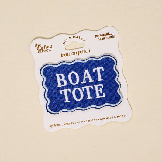 Mix & Match Iron-On Patch–Boat Tote