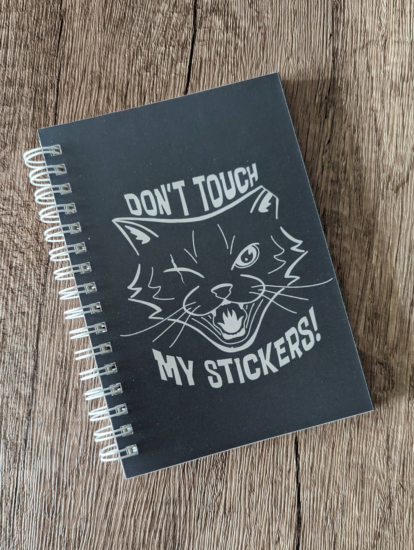 Don't Touch My Stickers! - Reusable Sticker Book - 50 Pages