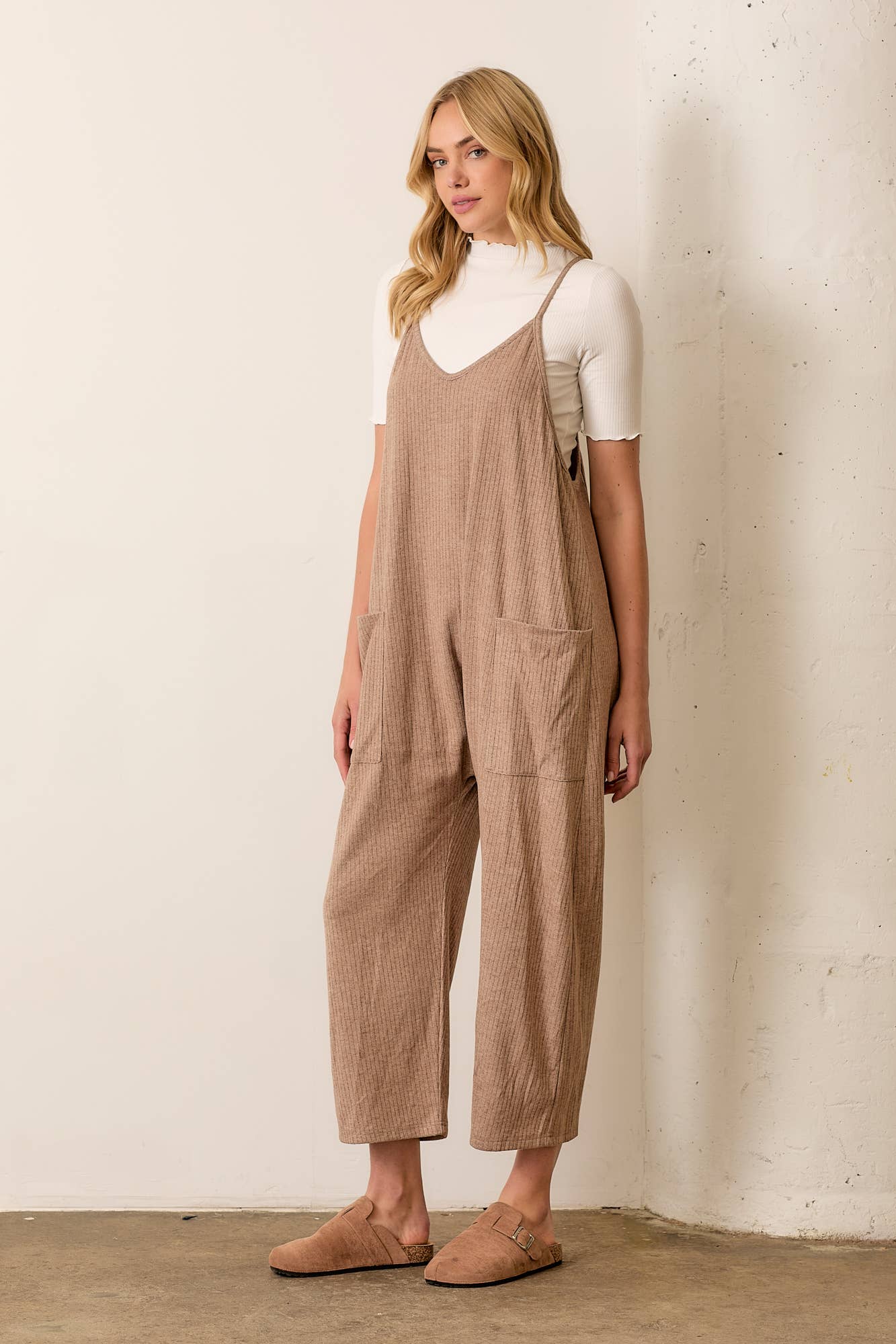 TEXTURED POCKET FRONT OVERALL