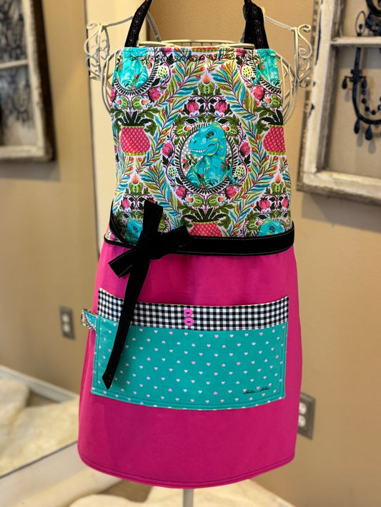 "Tess The T-Rex" Roar Collection Apron|855