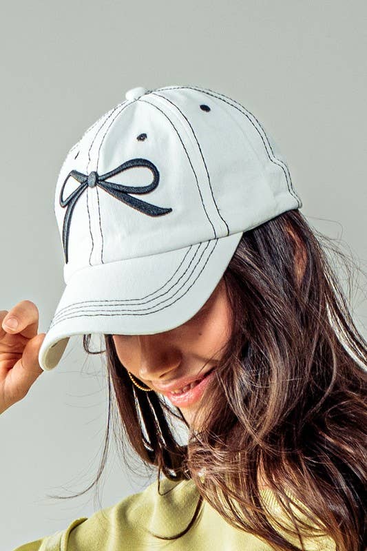 Bow Baseball Cap