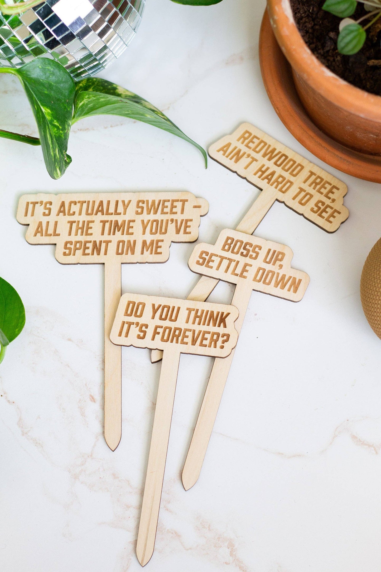 The Life of a Plant Girl Plant Markers