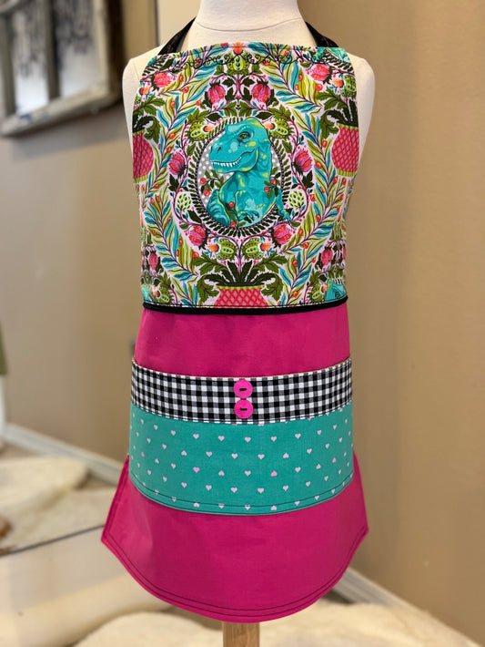 "Tess The T-Rex" Roar Collection Apron|856